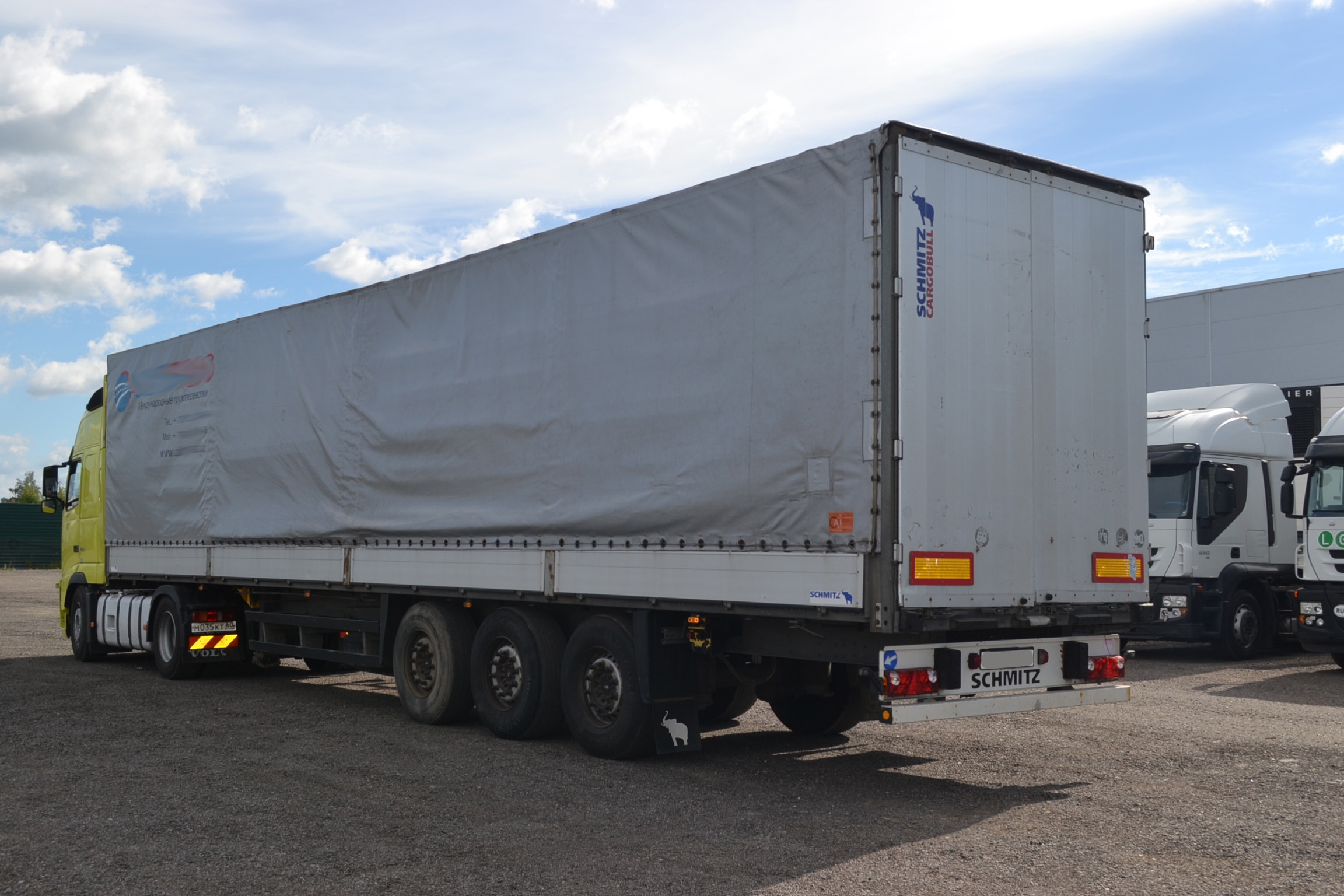 Tent truck shipping